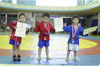 幼年の部表彰式